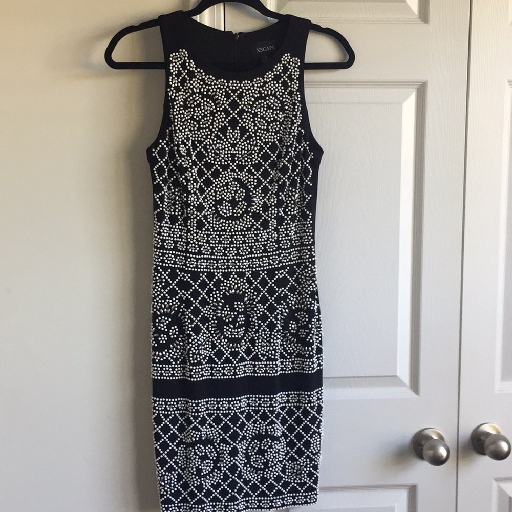 Xscape beaded dress! Size 4